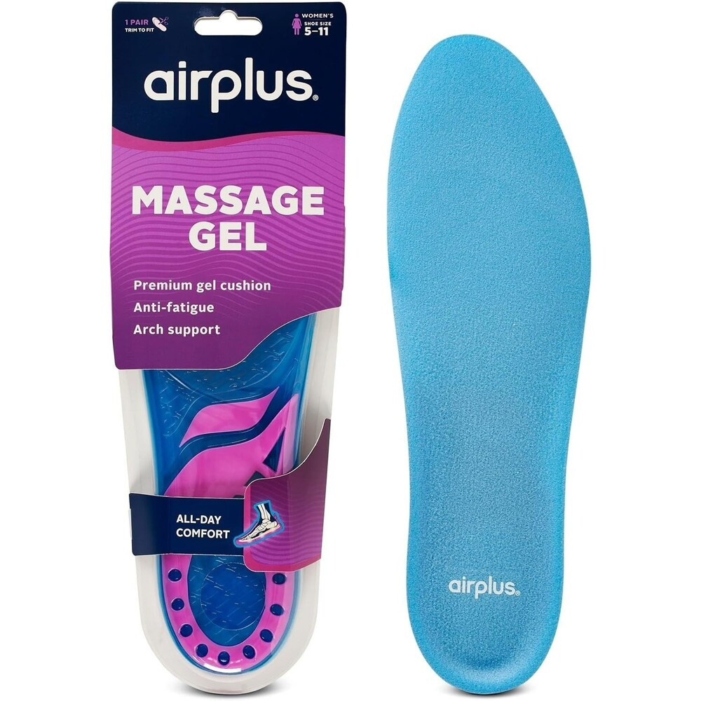 Airplus Women's Super Gel Cushion Insole Shoes 5-11 Multicolor All-Day Comfort